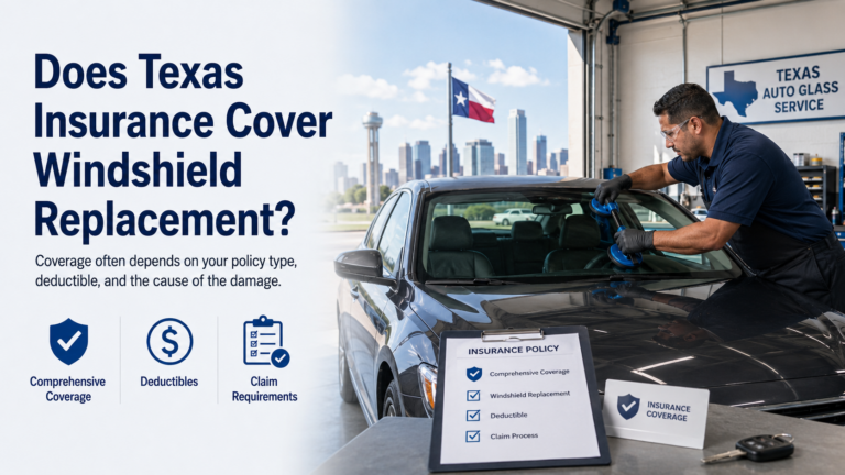 Texas auto glass service and insurance guide